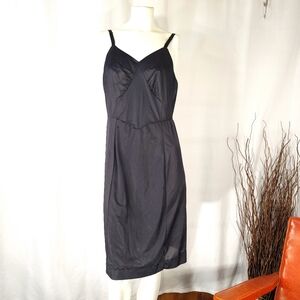 Vintage Black Mid Length Chemise